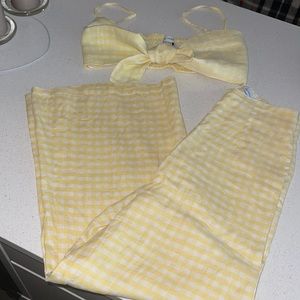 Faithfull The Brand Gingham Matching Set